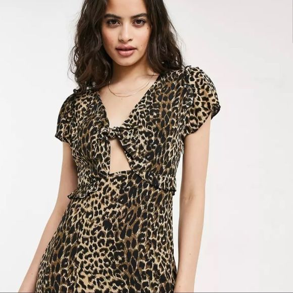 ⭐️Host Pick⭐️ 🆕 Oasis: US 8/UK 12: Leopard Print Midi Dress - Picture 6 of 15